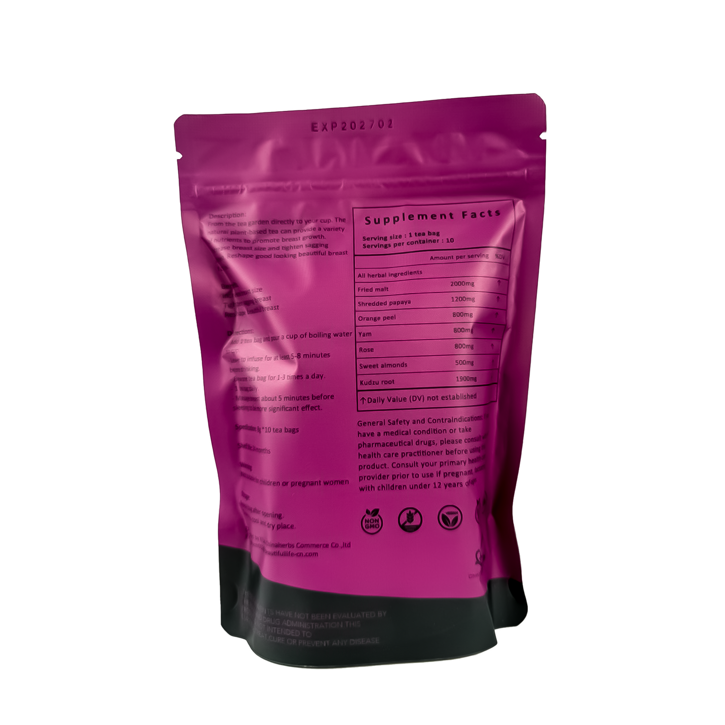 Original Breast Tea – Herbal Enhancement for Firming, Lifting & Boosting Confidence (10 Tea Bags | 30g)