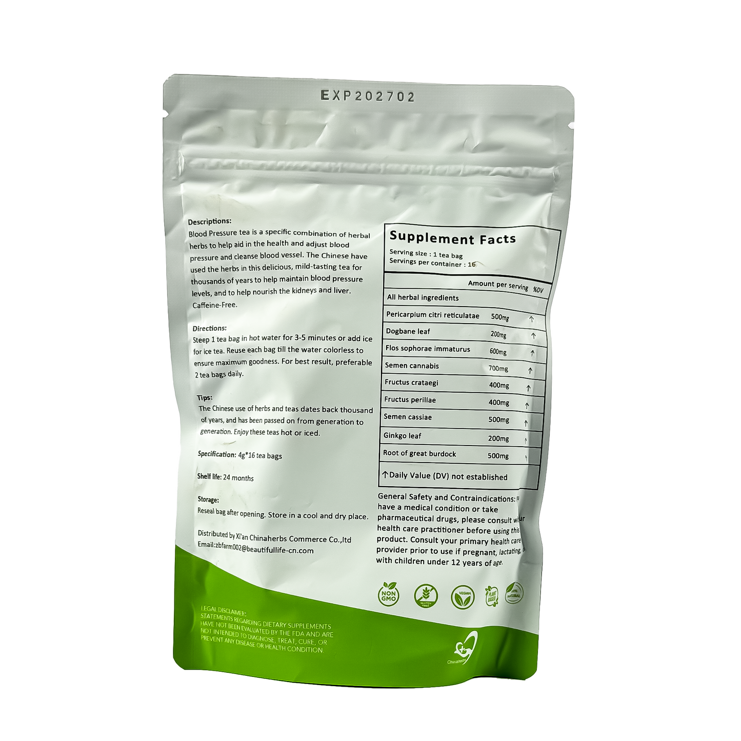 Blood Pressure Herbal Tea β Naturally Support a Healthy Heart