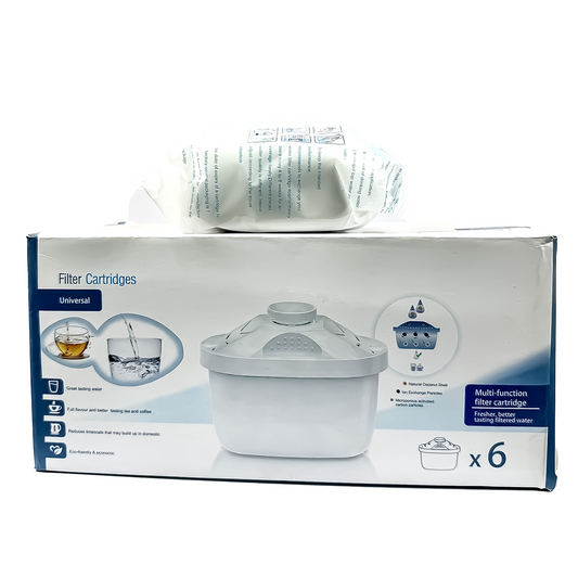 Water Filter Cartridge (Pack of 6 | 18- Month Fresh Clean Water Supply)