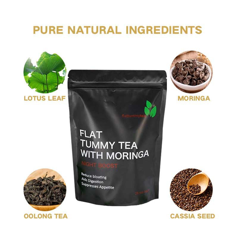 Organic Moringa Flat Tummy Tea – Herbal Detox & Tummy Support