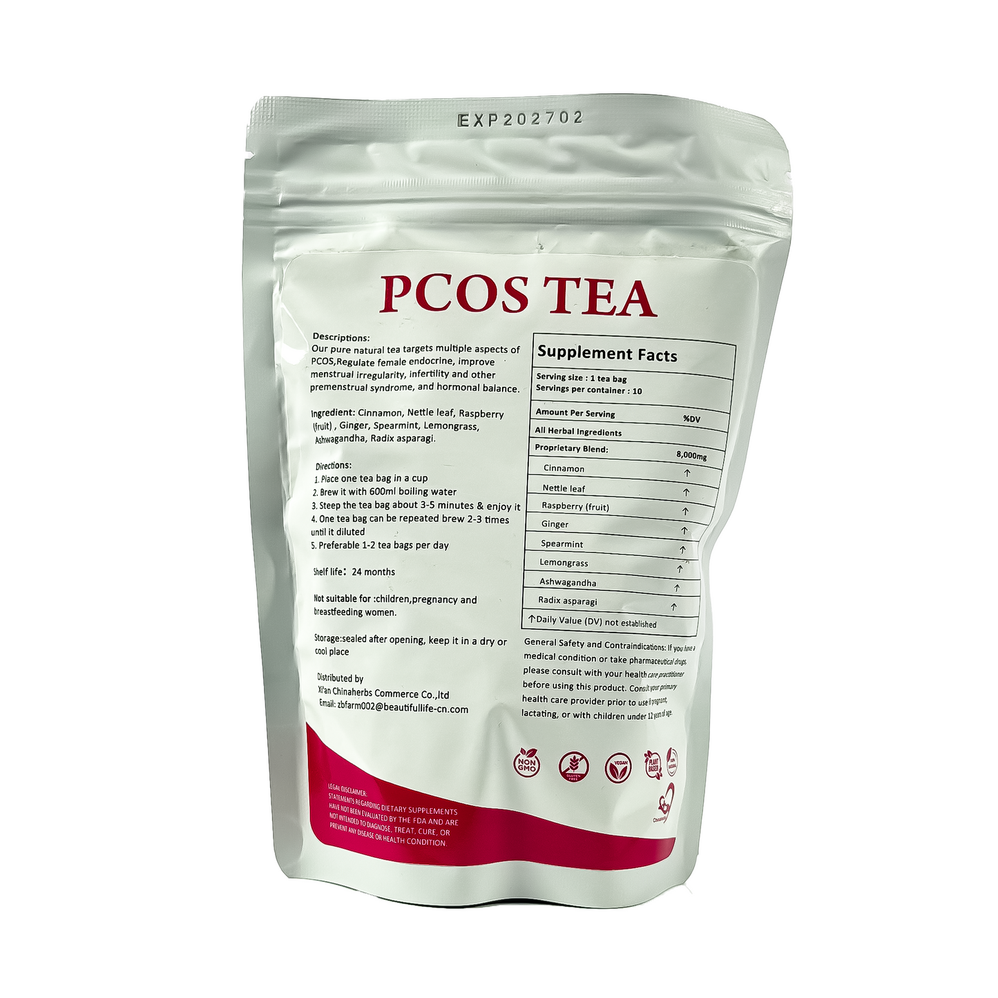 PCOS Balance Herbal Tea – Hormone Support & Natural Relief