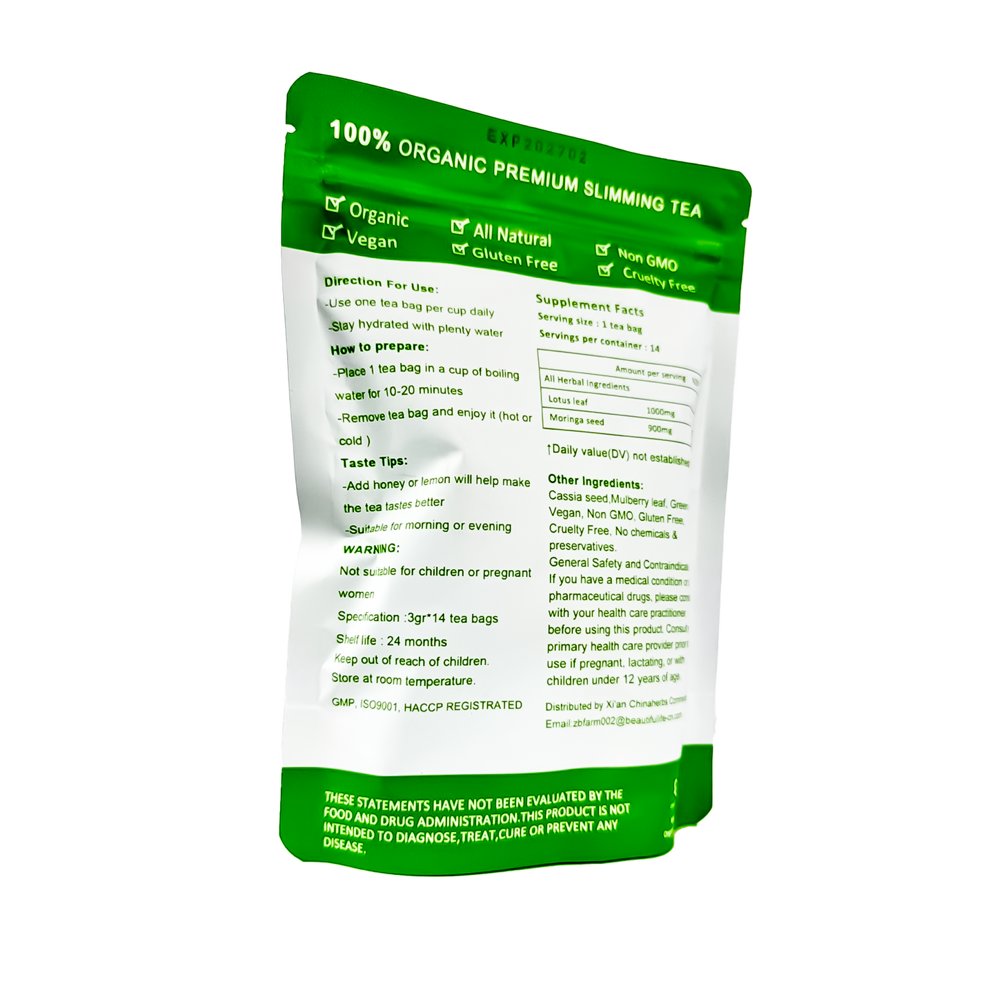 Lslimtea™ 14-Day Detox — 100% Organic Premium Slimming Tea 🍃