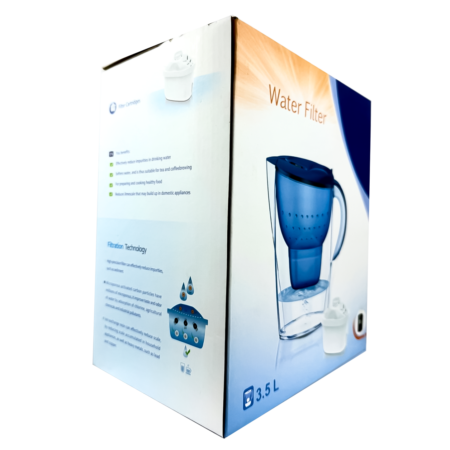 Phlenu Essential® Smart Water Filter Pitcher + Cartridge