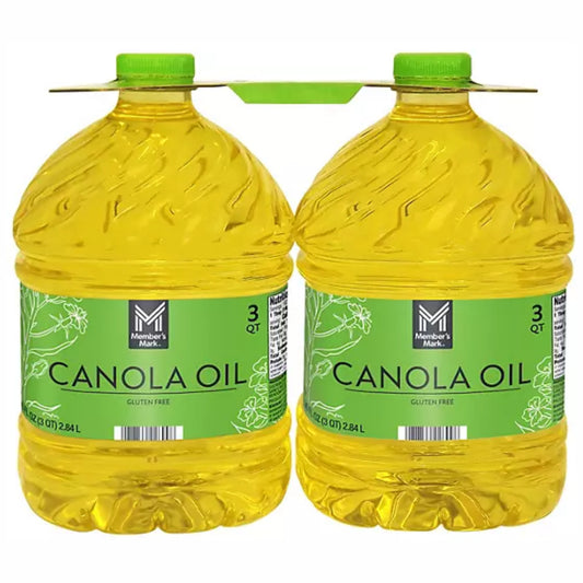 Member’s Mark™ Canola Oil – 2 Pack (3QT Each)  192 fl. oz