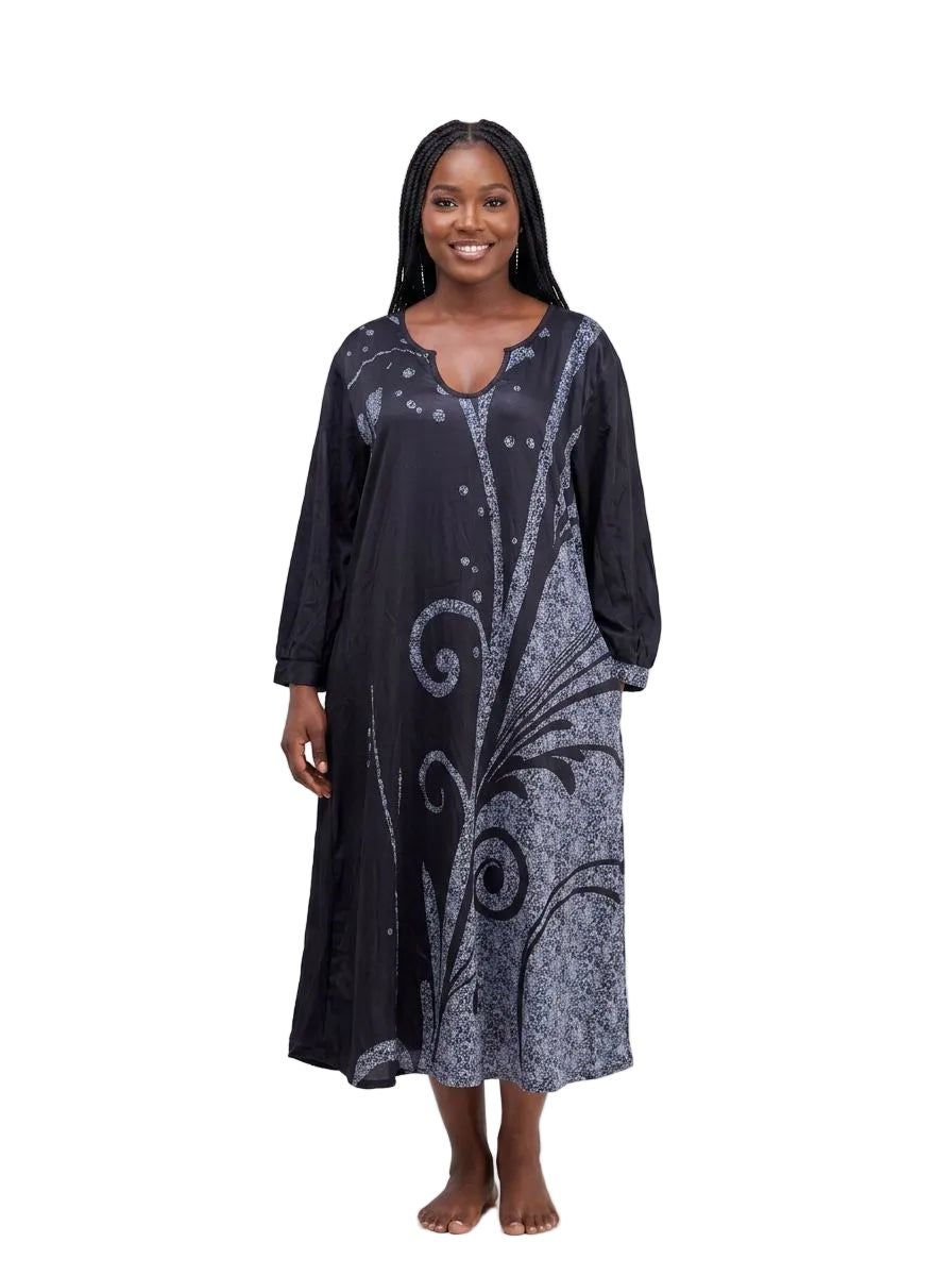 The Scroll Maxi Dress