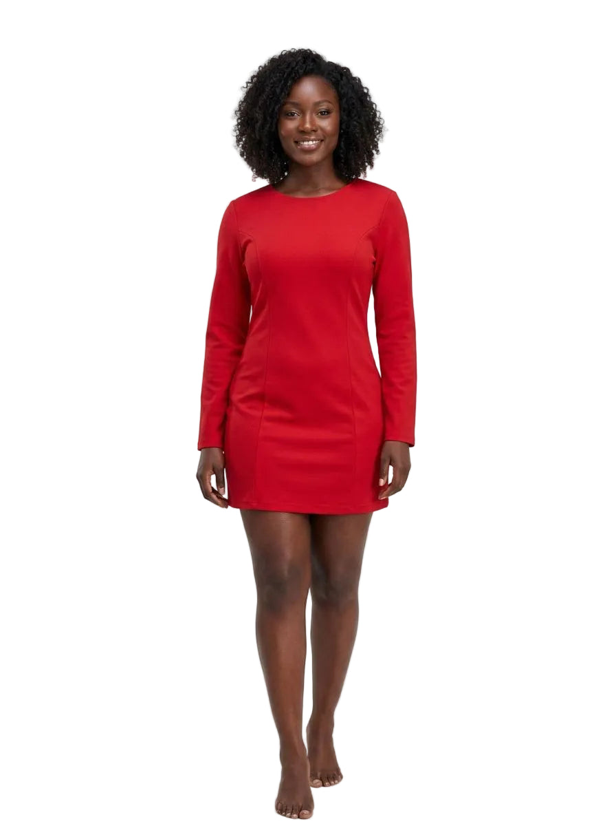 The Classic Red Mini Dress