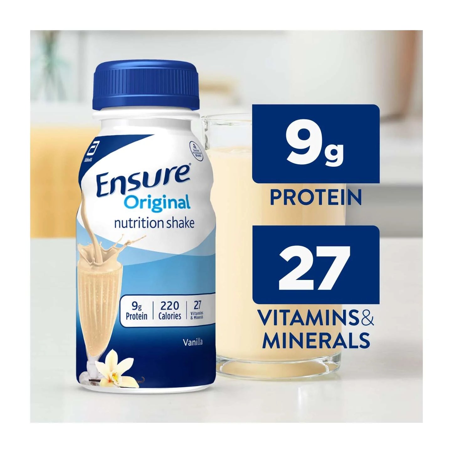 Ensure® Original Nutrition Shake 24 Pack — Vanilla Flavor 🥛