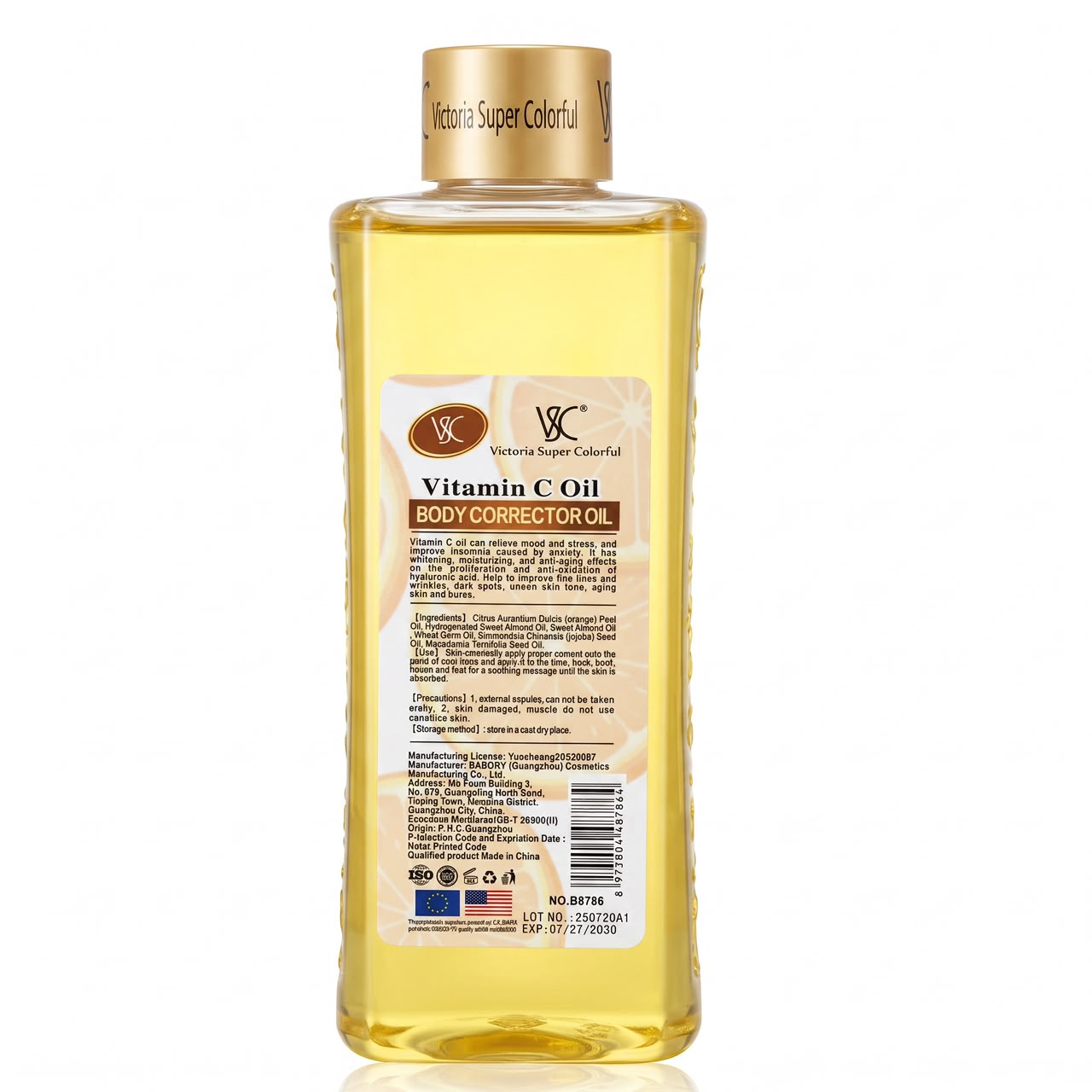Vitamin C Brightening Face & Body Oil | Glow-Boosting Treatment