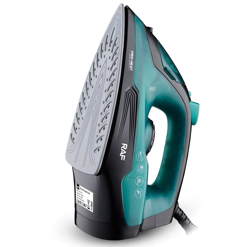 RAF 1400W Ceramic Steam Iron – Smooth, Fast & Effortless Ironing
