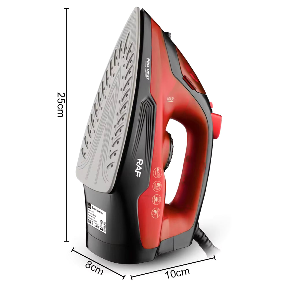 RAF 1400W Ceramic Steam Iron – Smooth, Fast & Effortless Ironing