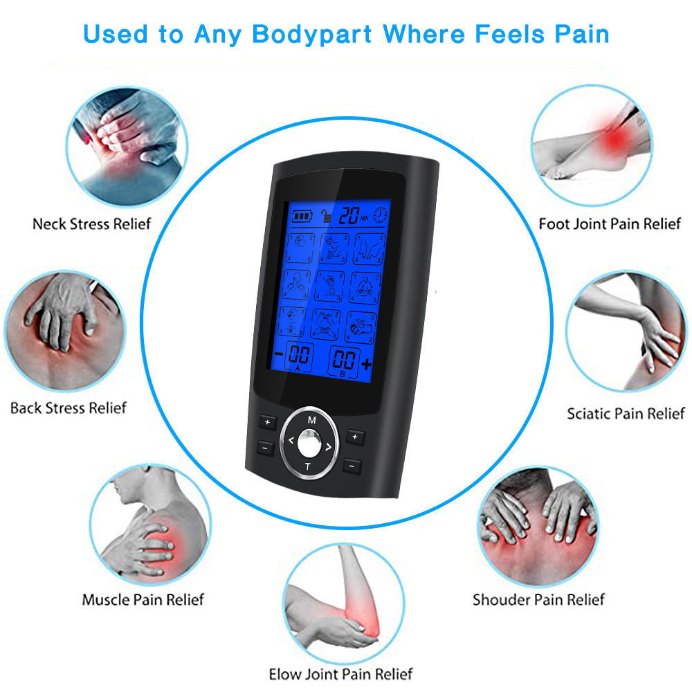 36-Mode Electric Body Massager – Wireless Digital Therapy for Pain Relief & Muscle Recovery