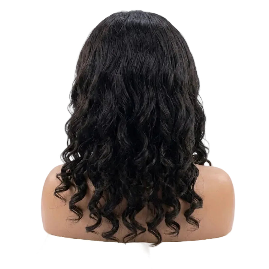 13×4 HD Lace Frontal Wig | Bouncy Curls | Natural Color | 180% Density | 20 Inch