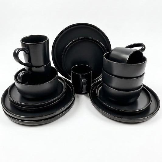 16 Piece Modern Design Ceramic Dinnerware Set