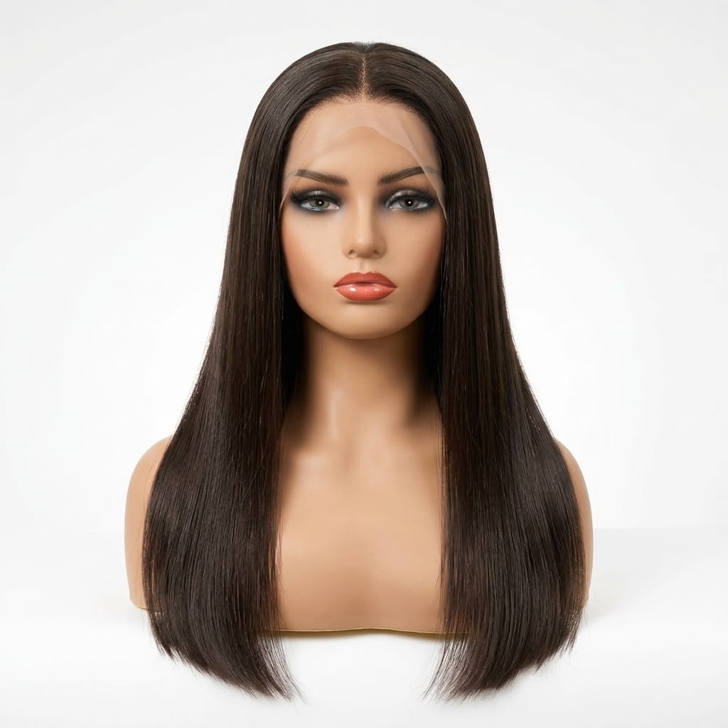 13×4 Lace Frontal Wig | Straight | Natural Color | 180% Density | Budget-Friendly