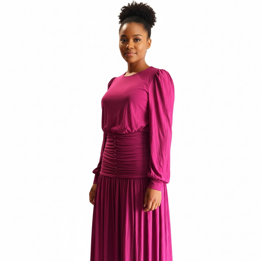 Magenta Moment Maxi Dress