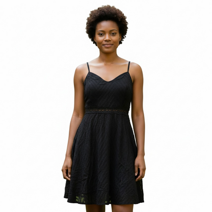 Midnight Lace Summer Dress
