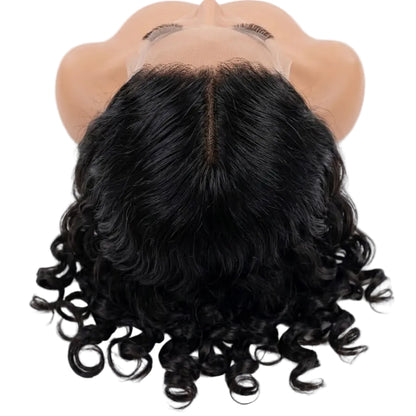 13×4 HD Lace Frontal Wig | Bouncy Curls | Natural Color | 180% Density | 20 Inch