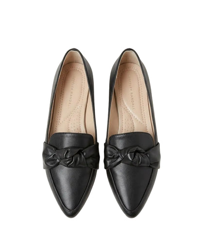 Women's Pointed-Toe Knot Flat Shoes