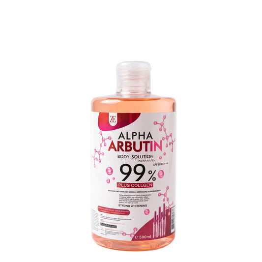 Alpha Arbutin Body Solution | 99% Body Scrub PLUS Collagen |500 ml