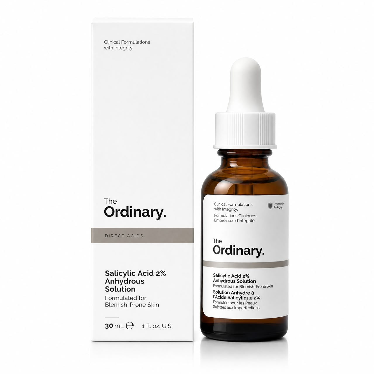 The Ordinary Salicylic Acid 2% Anhydrous Solution | Acne & Pore Clearing Serum