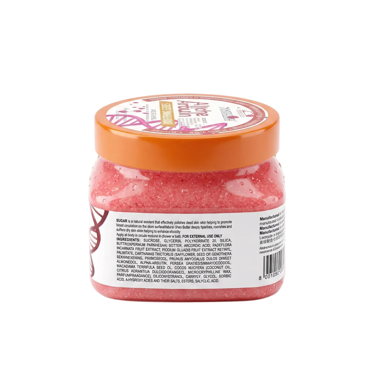 Alpha Arbutin Body Sugar Scrub | 650g | Brightening & Exfoliating
