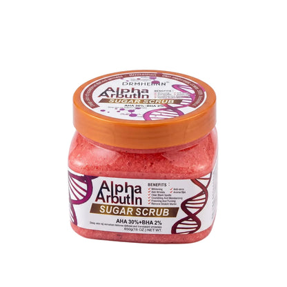 Alpha Arbutin Body Sugar Scrub | 650g | Brightening & Exfoliating