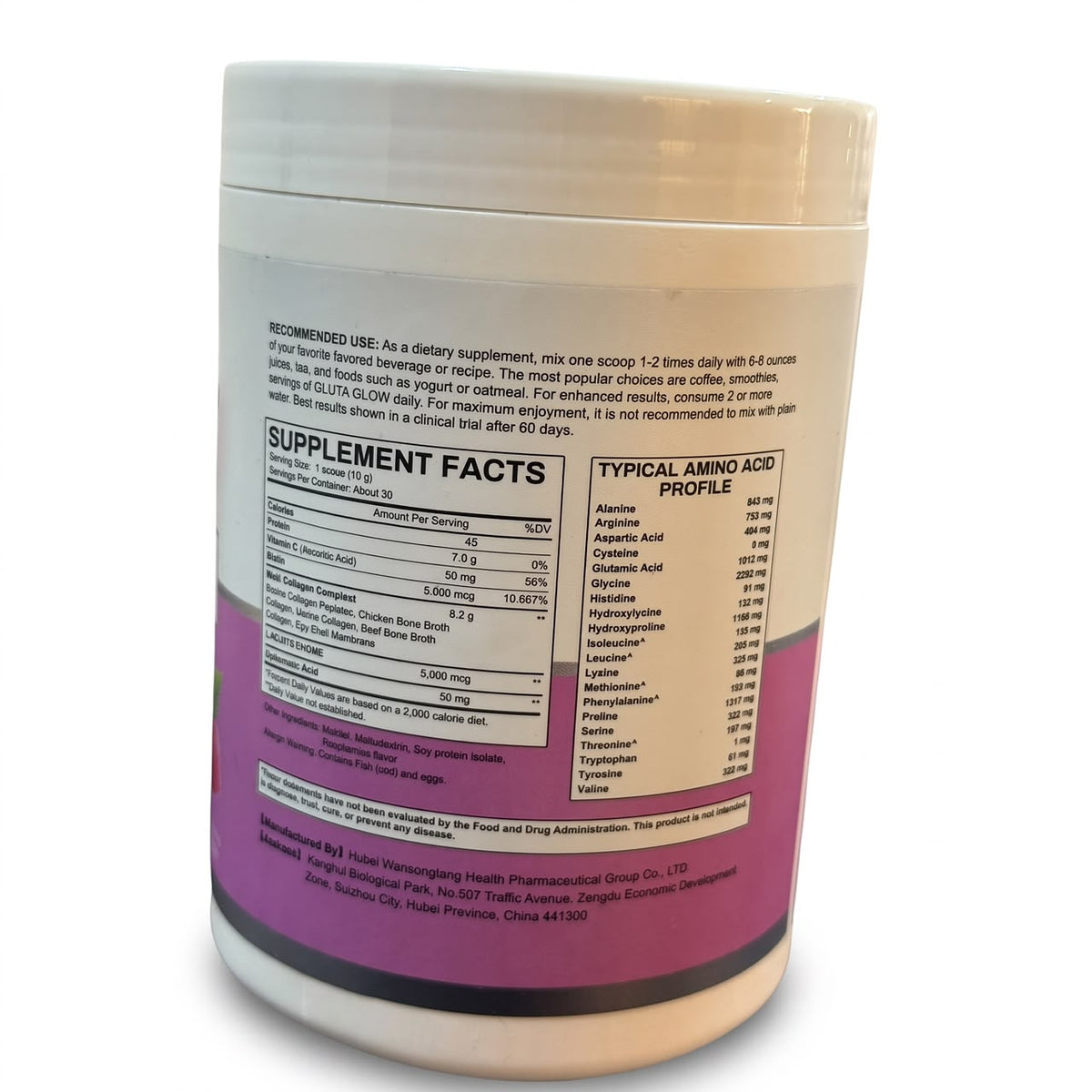 Gluta Glow Sparkle | Multi Collagen + L-Glutathione + Vitamin C & Biotin Powder Drink