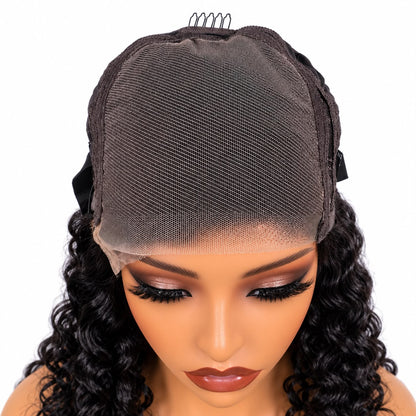 5×5 HD Lace Closure Wig | Water Wave | Natural Color | 180% Density | 20 Inch