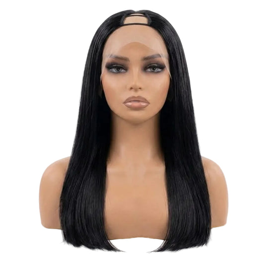 U-Part Wig | Straight | Natural Color | 180% Density | 22 Inch