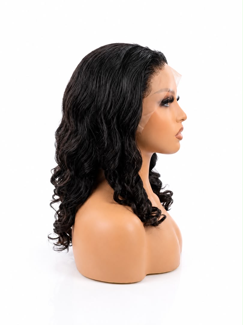 13×4 HD Lace Frontal Wig | Bouncy Curls | Natural Color | 180% Density | 20 Inch