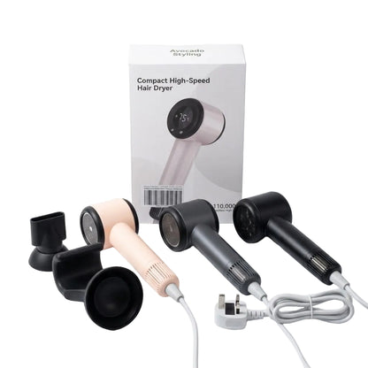 Ionic Hair Dryer 850W | 110,000 RPM | Fast Dry | Low Noise | 3 Heat & Speed Settings | All Hair Types