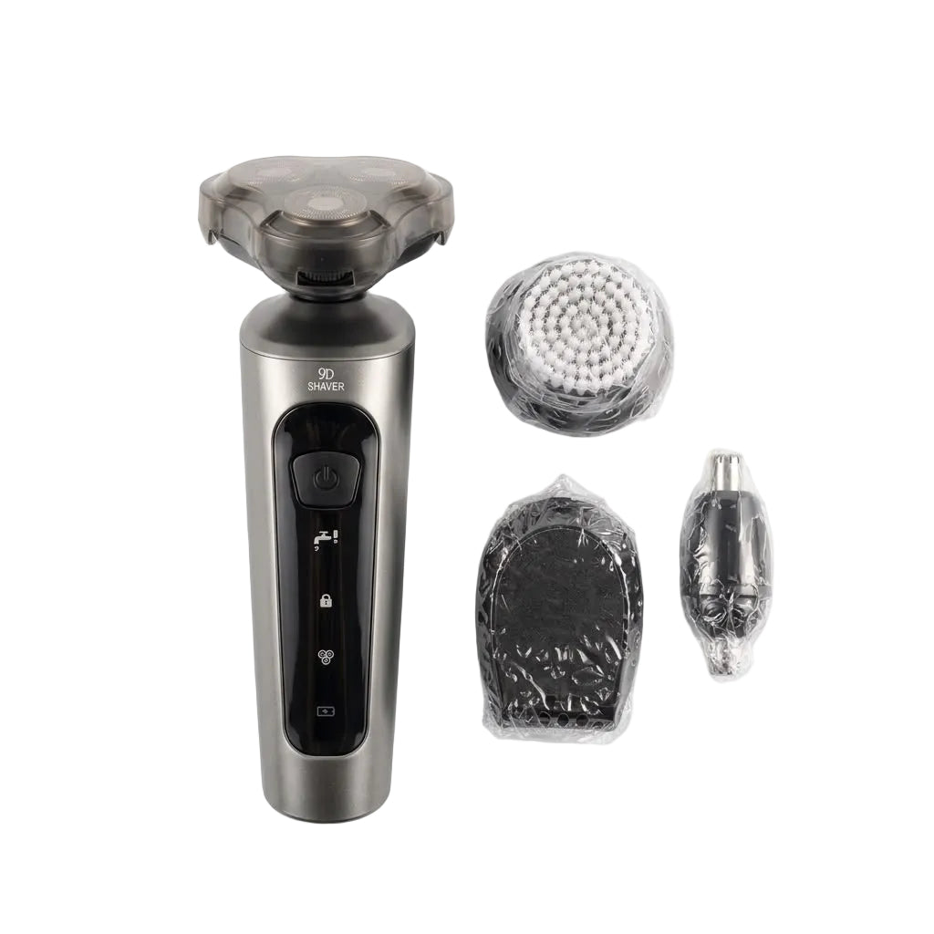 9D Rotary Electric Shaver & Grooming Kit