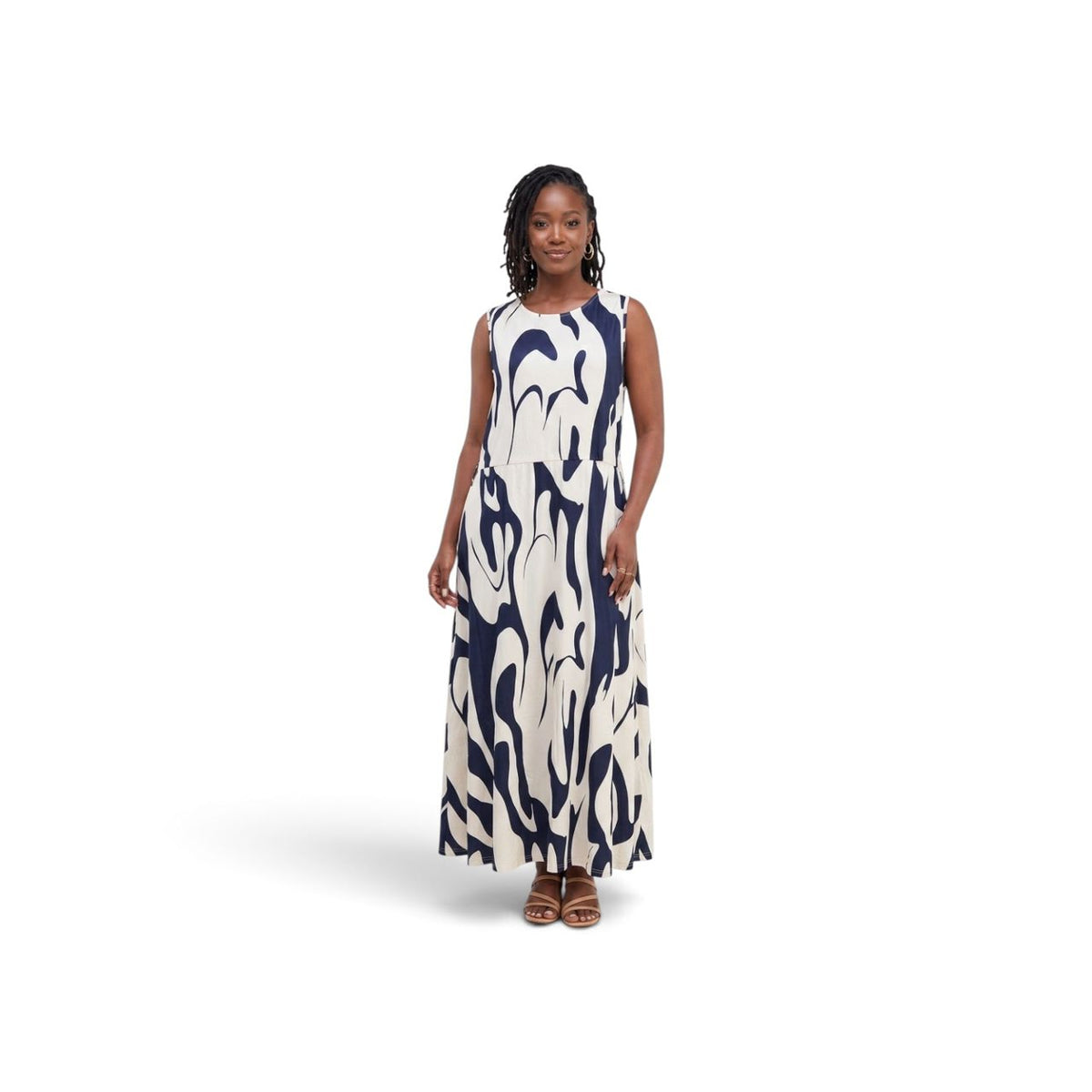 The Abstract Maxi Dress
