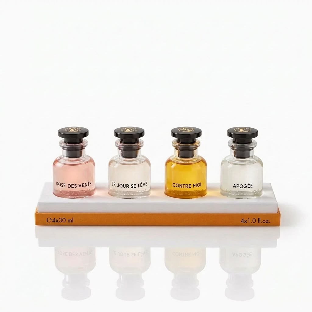 Louis Vuitton Miniature Perfume Gift Set – 4 × 30ml