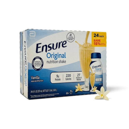 Ensure® Original Nutrition Shake 24 Pack — Vanilla Flavor 🥛