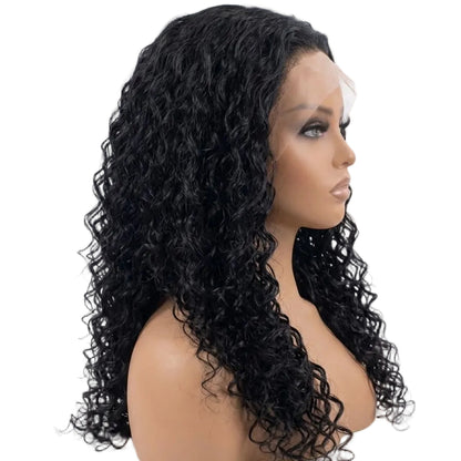 5×5 HD Lace Closure Wig | Water Wave | Natural Color | 180% Density | 20 Inch
