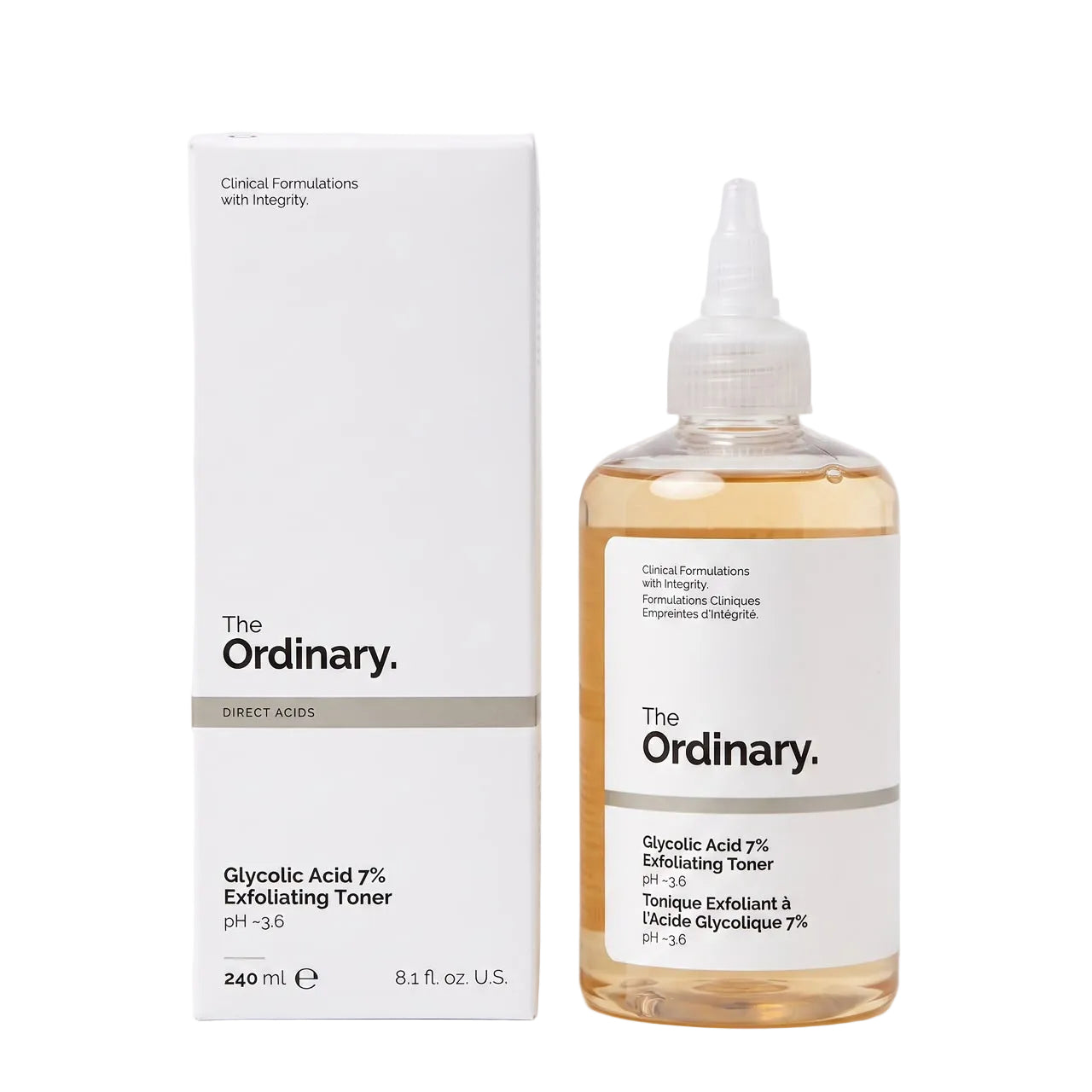 The Ordinary Glycolic Acid 7% Exfoliating Toner | Brightening & Smoothing