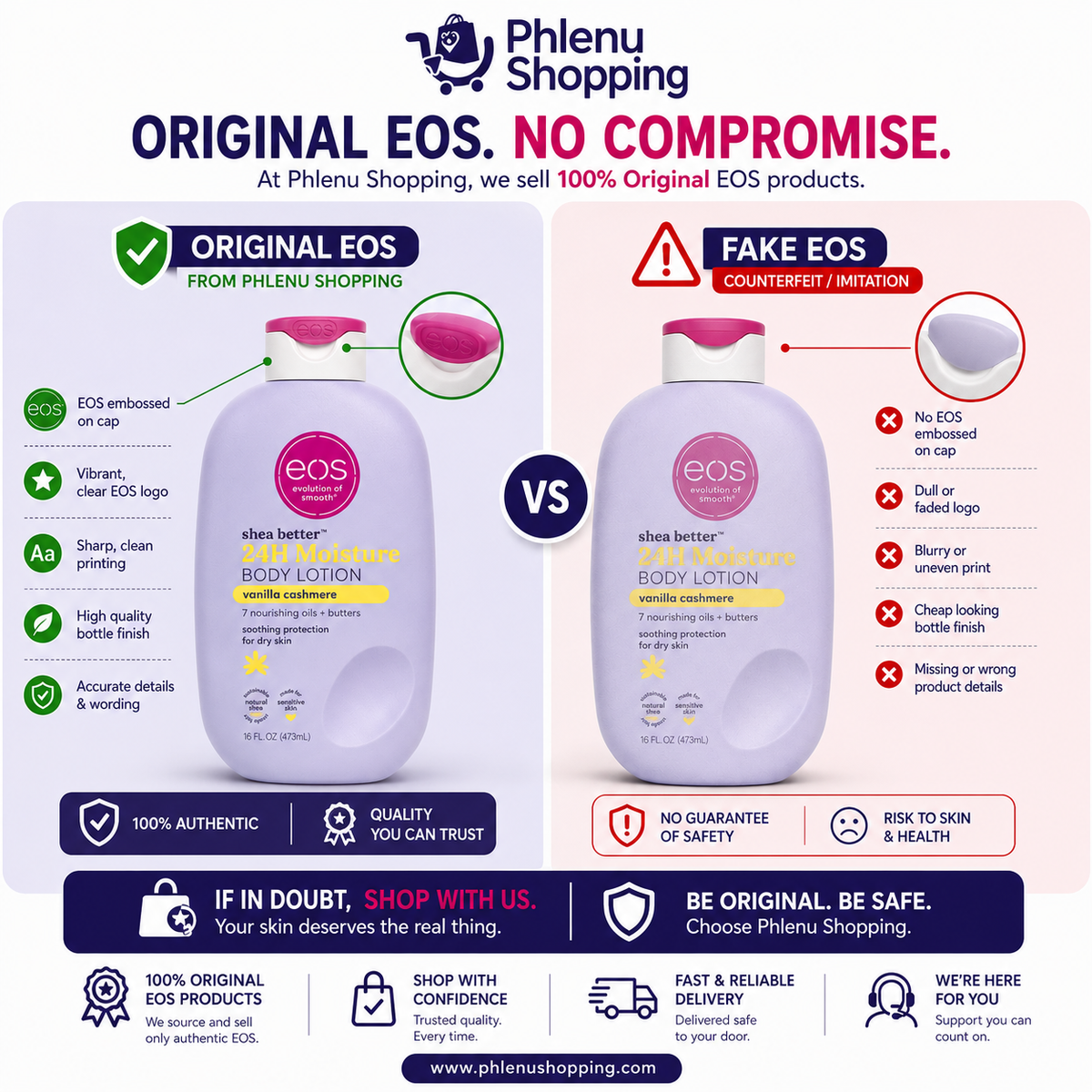 EOS Shea Better 100% Original Body Lotion