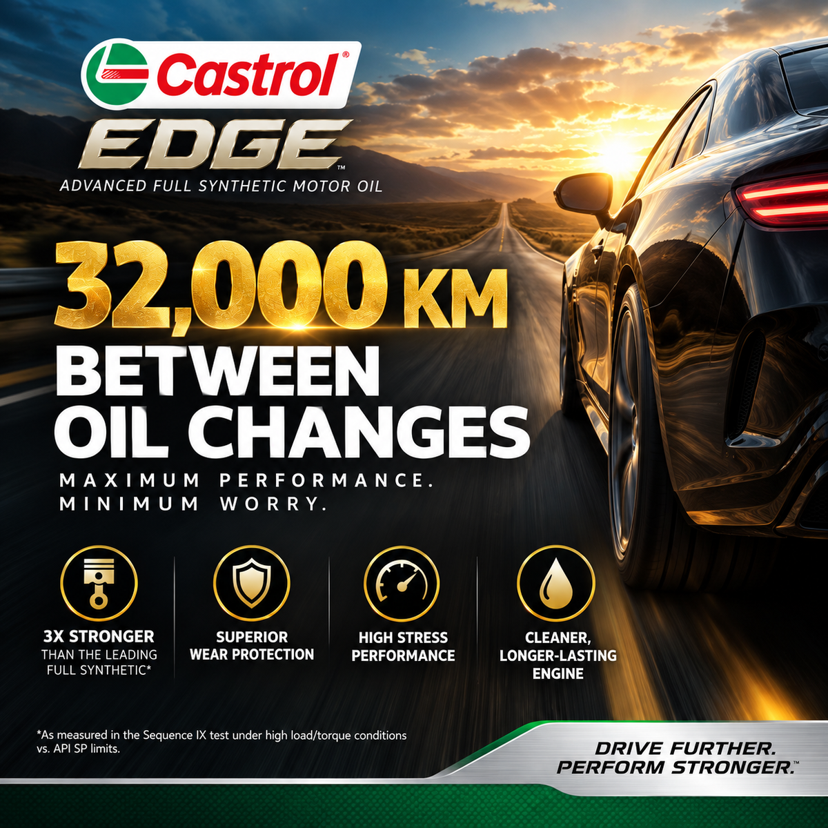 Castrol EDGE 0W-20 Advanced Full Synthetic Motor Oil, 5 Quarts (4.73L)