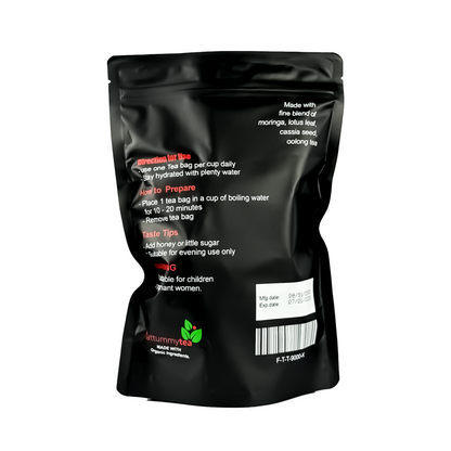Organic Moringa Flat Tummy Tea – Herbal Detox & Tummy Support
