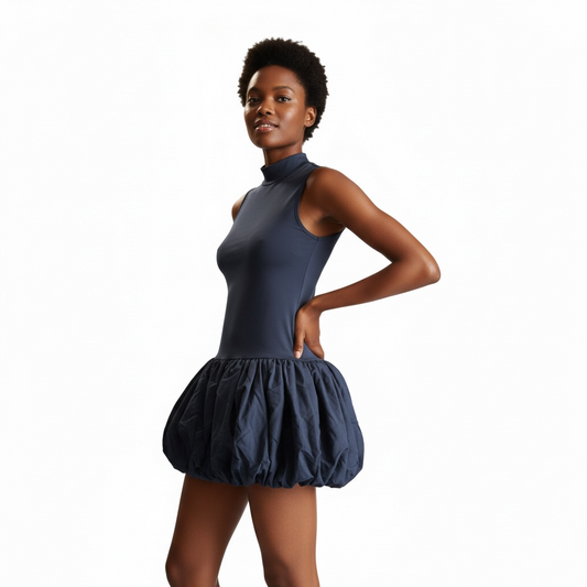 Midnight Mock-Neck Mini