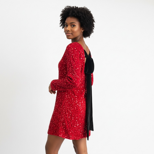 Scarlet Sequin Mini