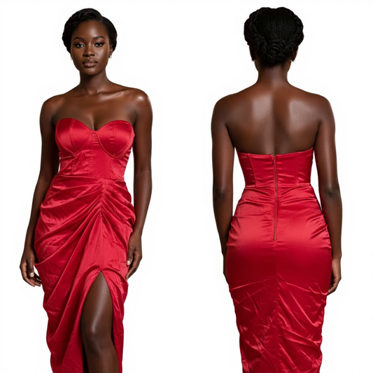 Crimson Satin Goddess