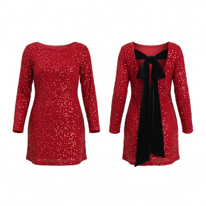 Scarlet Sequin Mini