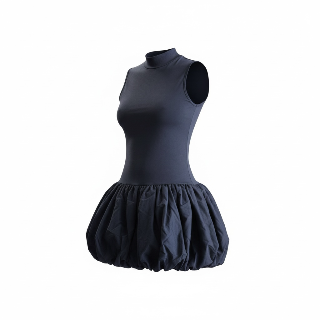 Midnight Mock-Neck Mini