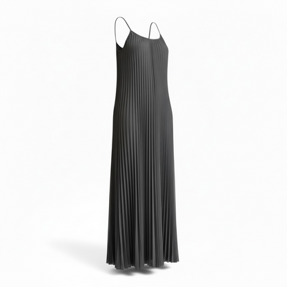 Slate Pleated Maxi