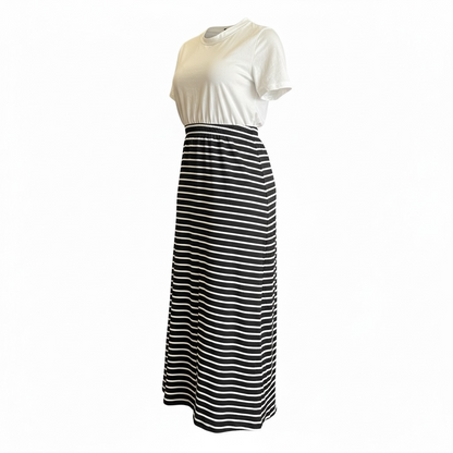 Stripe & Easy Maxi Dress