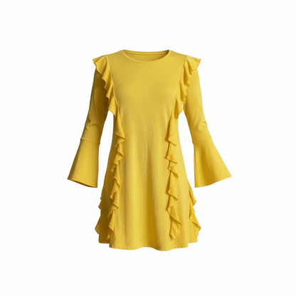 Sunshine Ruffle Mini Dress