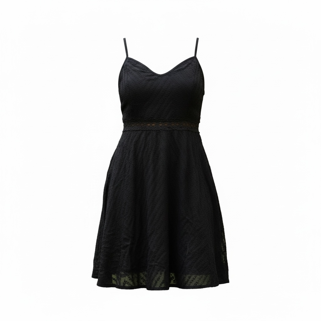 Midnight Lace Summer Dress
