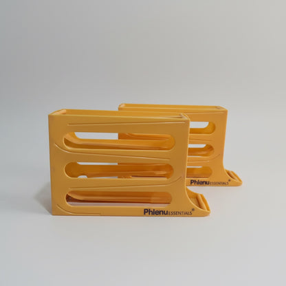 Phlenu Essential Automatic Egg Storage Rack, 18-Egg Capacity, 3-Tier Rolling Design, BPA-Free